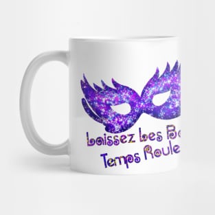 Masquerade Purple Glittery Mask Mug